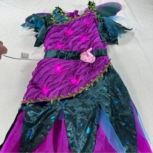 Kids Forest Fairy Light up Costume. Halloween or Play. (C2) Sz L